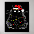 Search for black santa posters Cat
