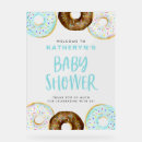 Search for signs baby boy shower party decor Watercolor