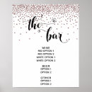 Search for bar menus Calligraphy