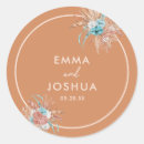 Search for blue and brown wedding stickers Floral
