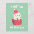 Search for funny christmas greeting postcards Snowman