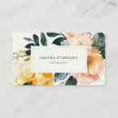 Search for wedding business cards Floral