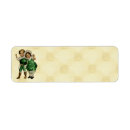 Search for four leaf clover return address labels Good luck
