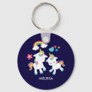 Search for rainbow unicorn key rings Girly