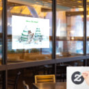 Search for merry christmas window decals Snowman