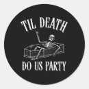 Search for skeleton bride stickers Black