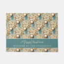 Search for teal christmas doormats Watercolor