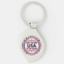 Search for fourth birthday key rings Patriotic