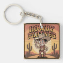 Search for cowboy key rings Howdy