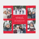 Search for red photo blankets Keepsake