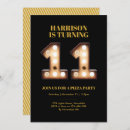 Search for 11 year old birthday invitations Modern