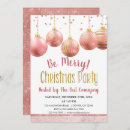 Search for rose gold christmas invitations Elegant