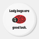 Search for ladybug magnets Red