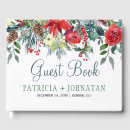 Search for winter wedding guest books Rustic