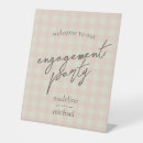 Search for engagement welcome party signs Pink