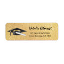 Search for party hat return address labels Graduation
