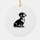 Search for vintage dachshund christmas tree decorations Pug
