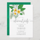 Search for luau retirement invitations Watercolor