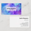 Search for space business cards Night sky
