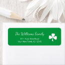 Search for cute st patricks day return address labels Shamrock