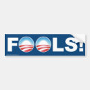 Search for fool bumper stickers Obama