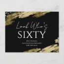 Search for black and gold birthday cards Sixty