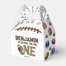 Search for football favour boxes 1st birthday