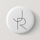 Search for monogram wedding badges Black and white