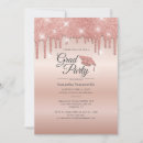 Search for rose gold glitter graduation invitations Graduate