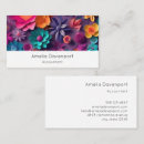 Search for flower pattern business cards Summer