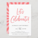 Search for lets celebrate birthday invitations Modern