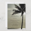 Search for palm tree rehearsal dinner invitations Island