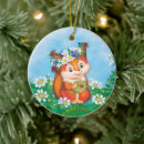 Search for squirrels christmas tree decorations Children