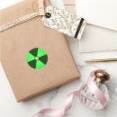 Search for radiation symbol stickers Green