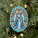 Search for virgin mary christmas tree decorations Stained glass