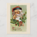Search for victorian santa christmas cards Nostalgic