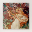Search for mucha puzzles Woman portrait