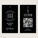 Search for fashion hang tags Black and white