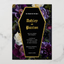 Search for goth wedding invitations Purple