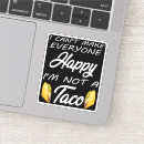 Search for happy taco stickers Foodie
