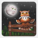 Search for wise owl stickers Moon