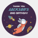 Search for outer space stickers Kids birthday party