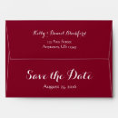 Search for burgundy envelopes Preaddressed