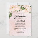 Search for pink floral birthday invitations Watercolor