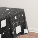 Search for rectangle tablecloths Black and white