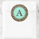 Search for leopard print monogram stickers Pattern