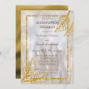 Search for leaves rehearsal dinner invitations Botanical