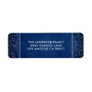 Search for chalkboard return address labels Blue