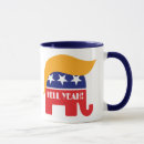 Search for trump hair mugs Elephant