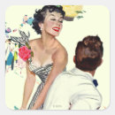 Search for vintage glamour stickers Party